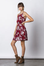 Load image into Gallery viewer, Maroon Halter Mini Dress
