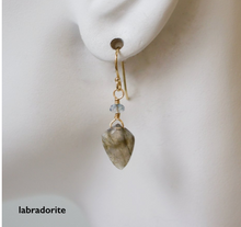 Load image into Gallery viewer, Semi Precious Arrowhead Earring
