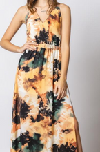 Load image into Gallery viewer, Abstract Criss Cross Back Maxi Dress
