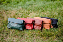 Load image into Gallery viewer, Leather Foldover Crossbody
